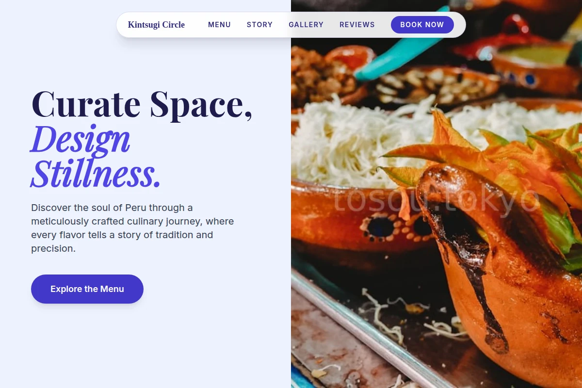 Tailored Peruvian Food