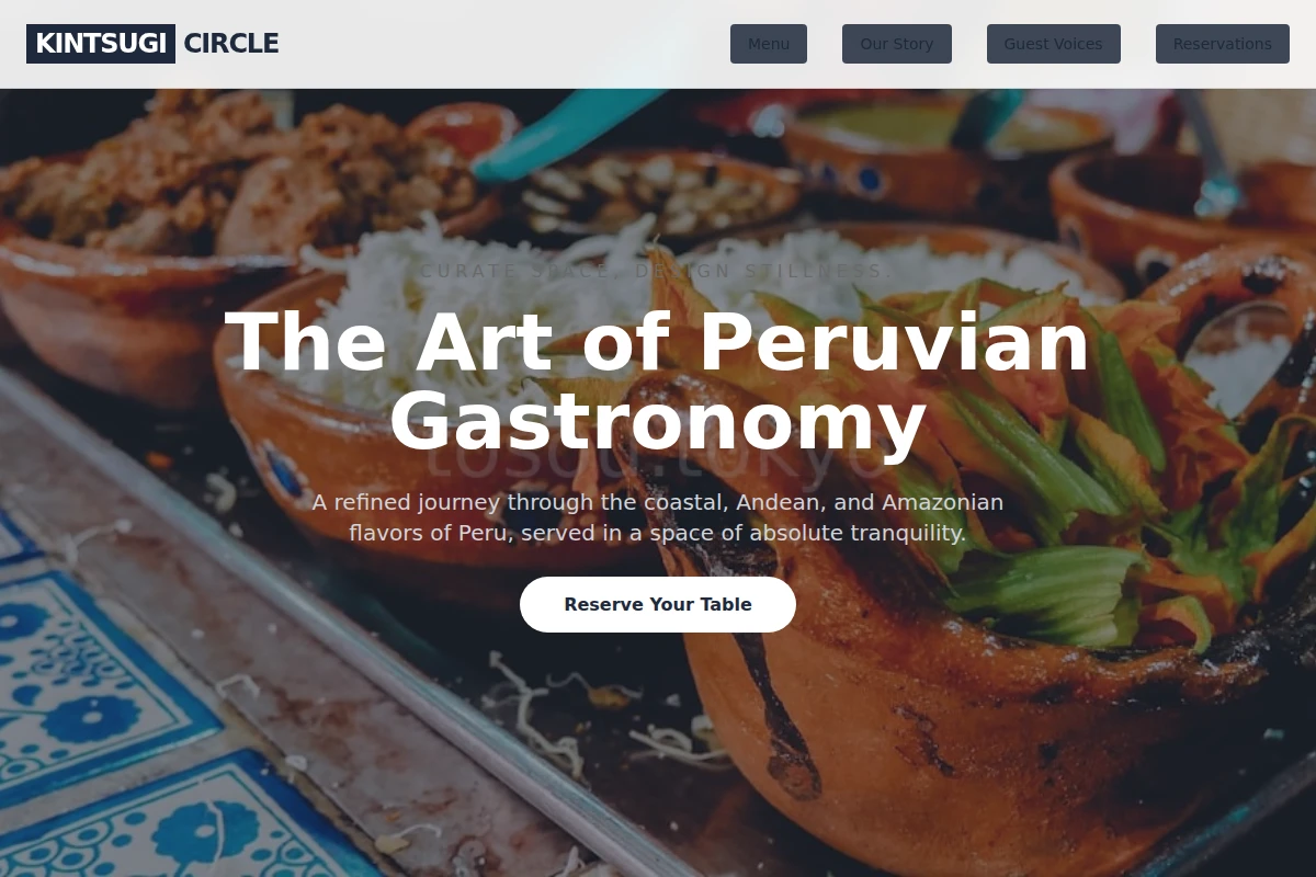 Matte Peruvian Food