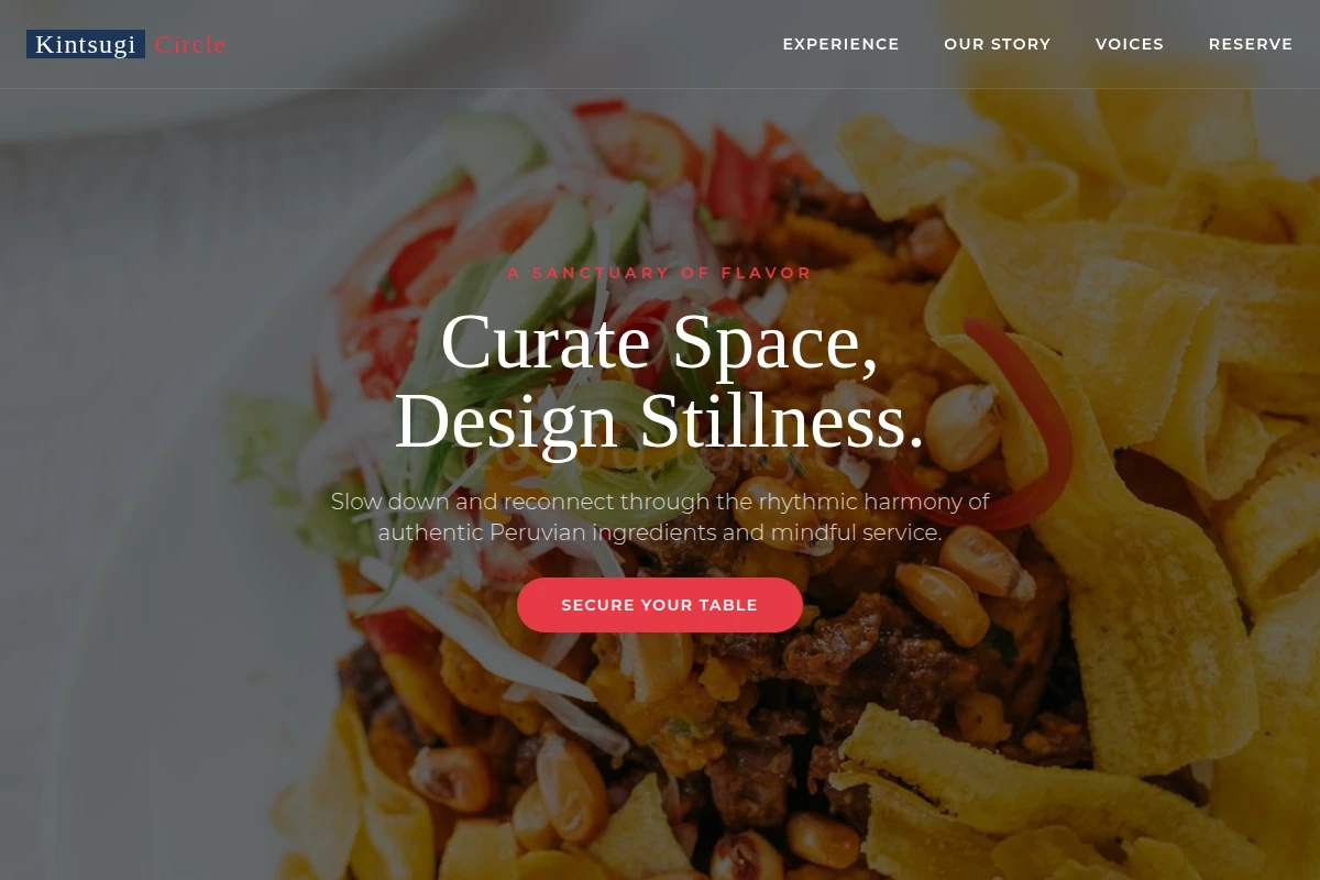 Quiet Peruvian Food