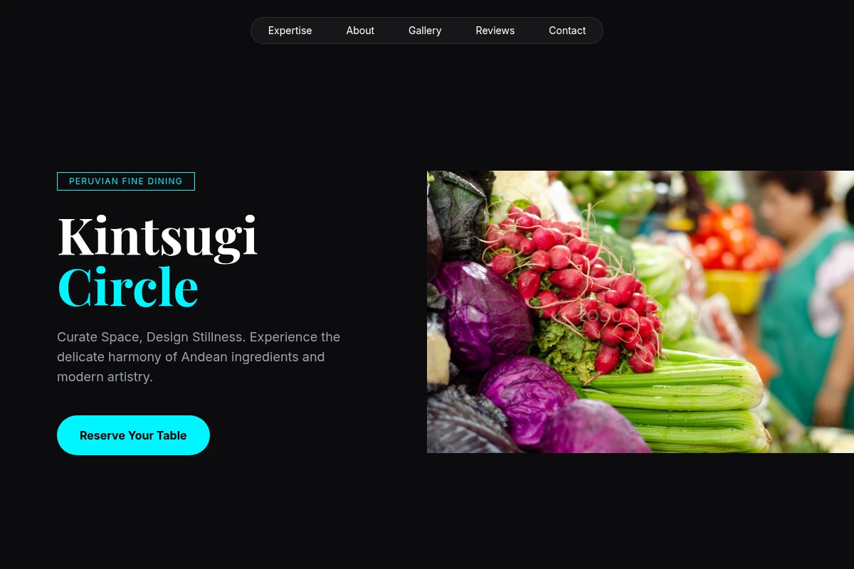 Subtle Peruvian Food