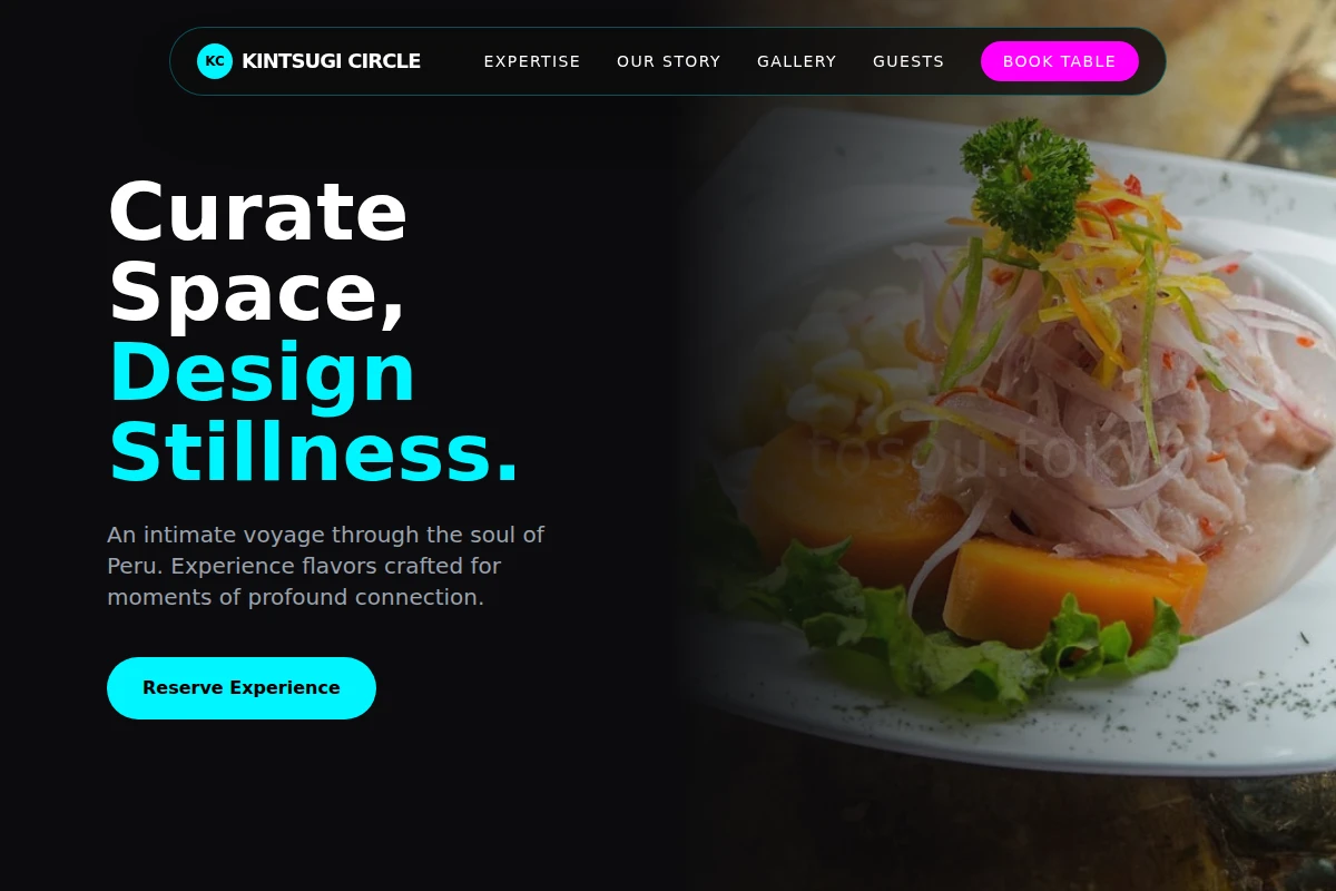 Intimate Peruvian Food