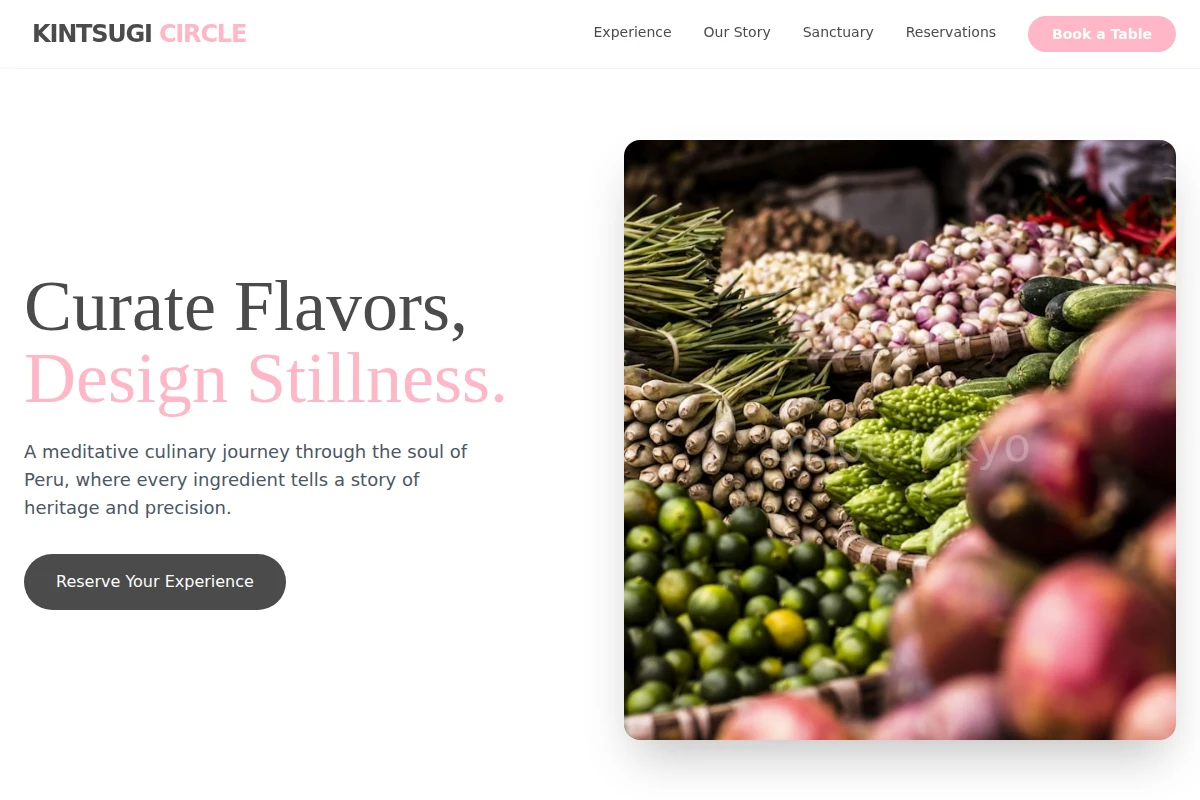 Tailored Peruvian Food