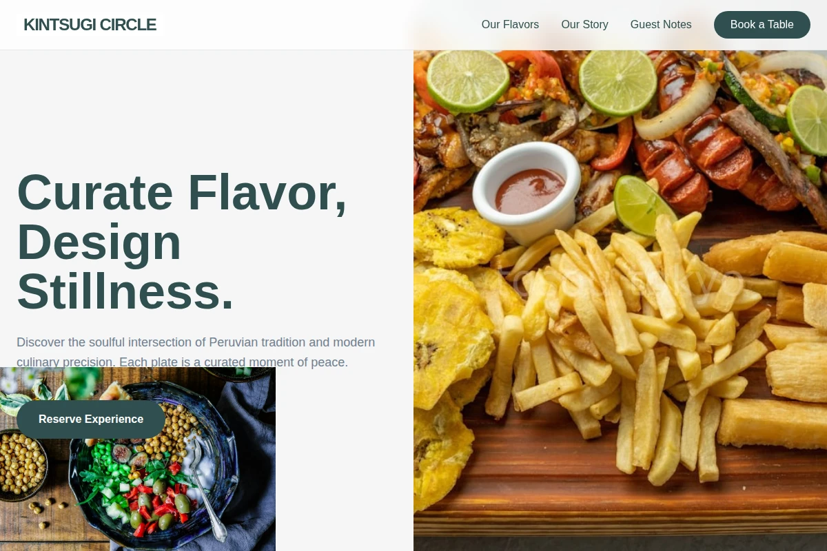 Modular Peruvian Food