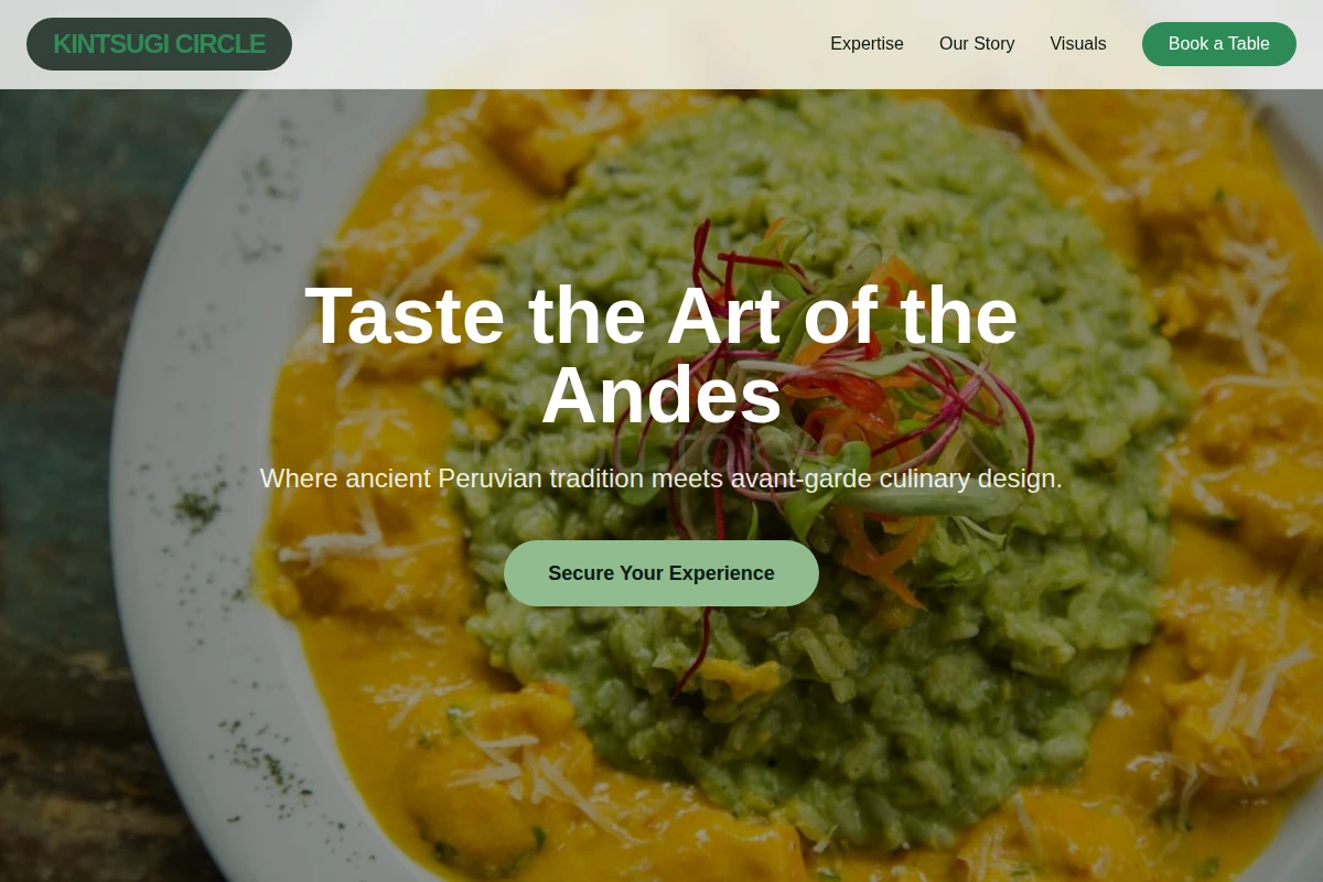Avant-Garde Peruvian Food