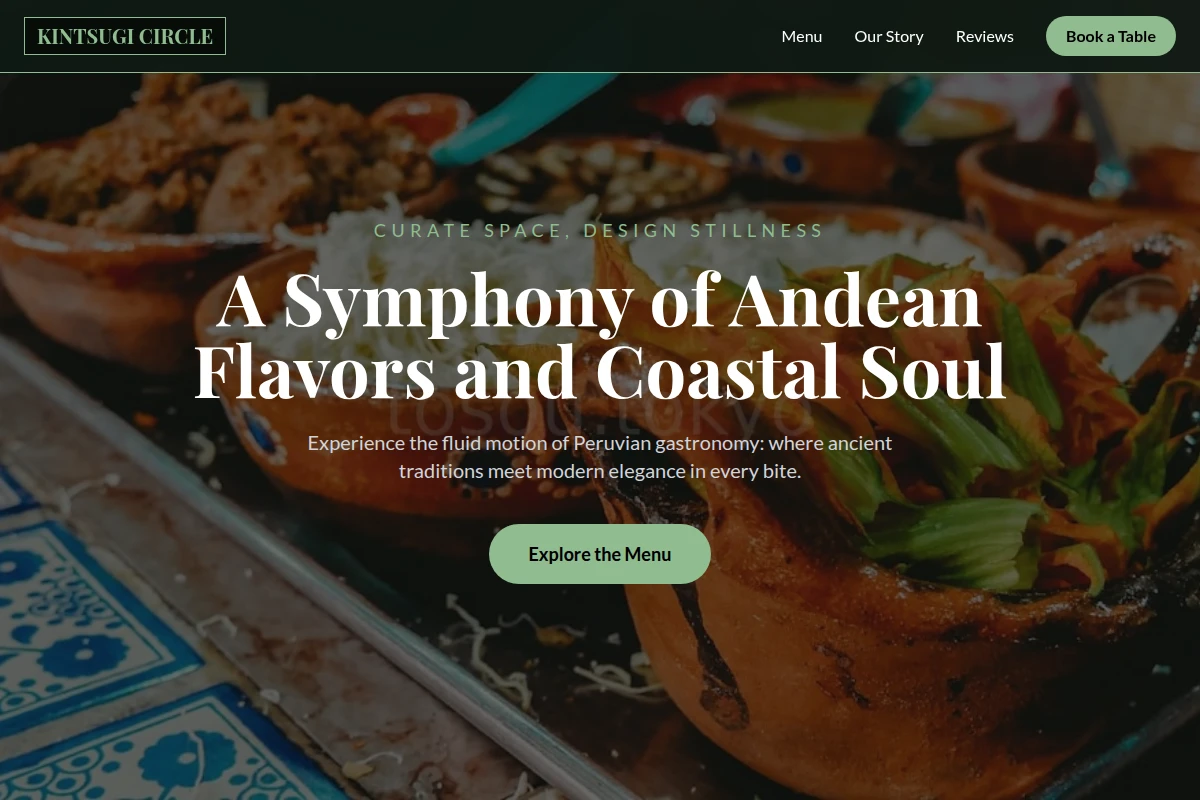 Fluid Peruvian Food